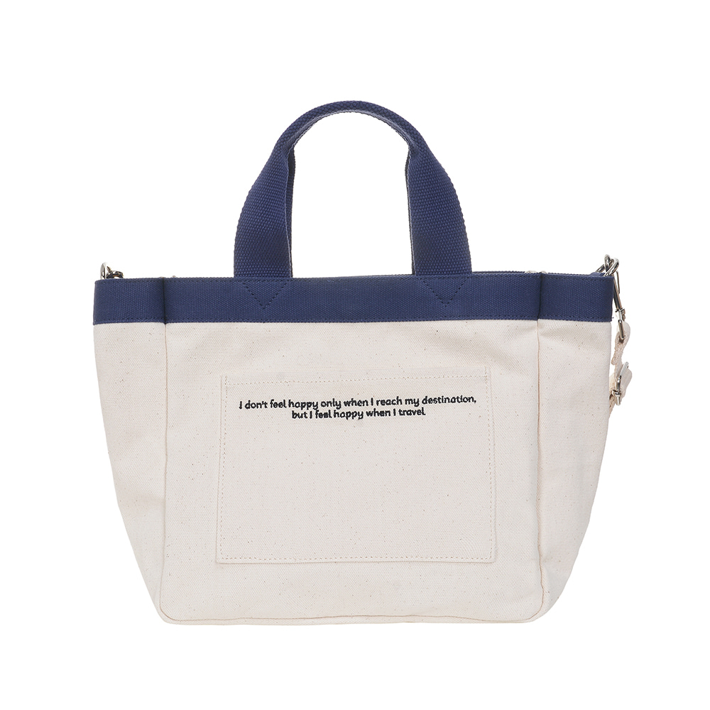DAILY MINI TOTE CANVAS BAG (IVORY)