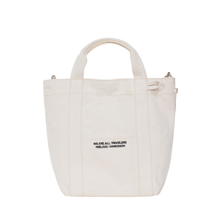 DAILY TOTE CANVAS BAG (IVORY)